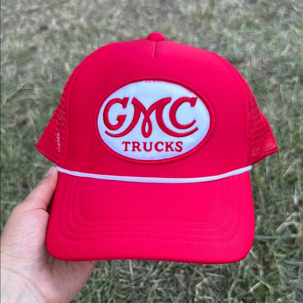 GMC Trucks Red Cap